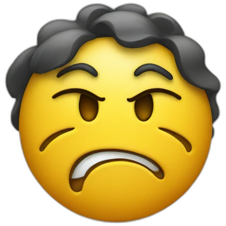 annoyed smiley emoji