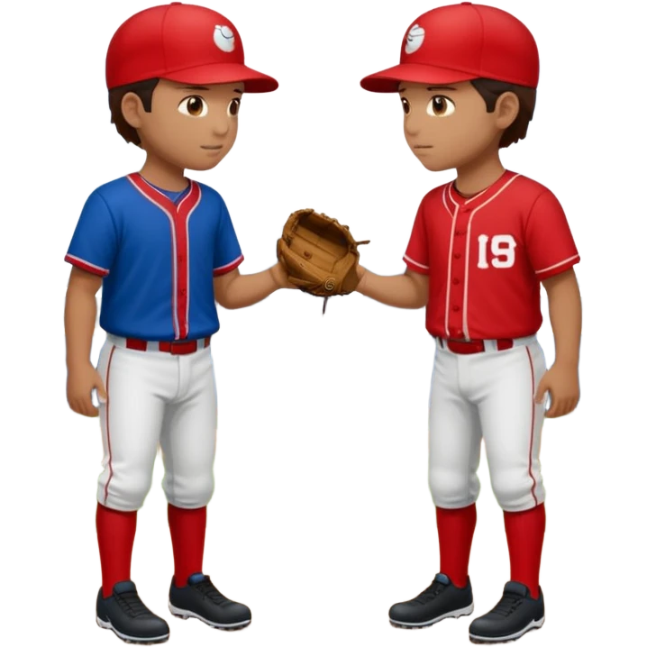 quiero dos equipos enemigos de baseball vs emoji