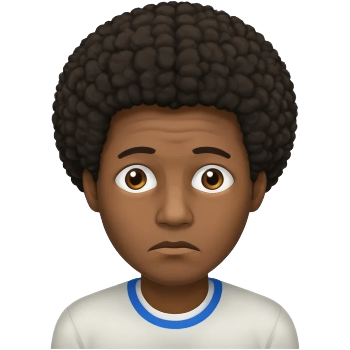 hombre afroamericano cansado   emoji