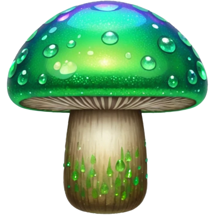 glitter mushroom 1-up emoji