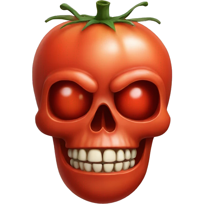 tomato skull emoji