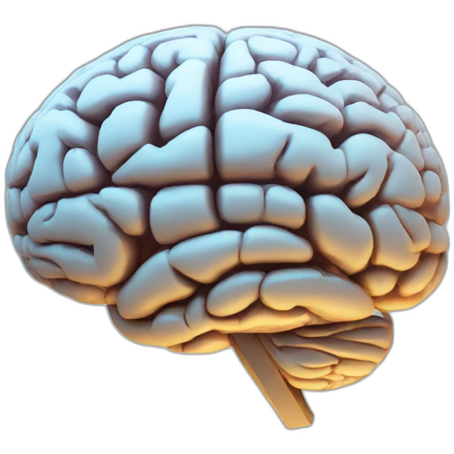 digital brain emoji