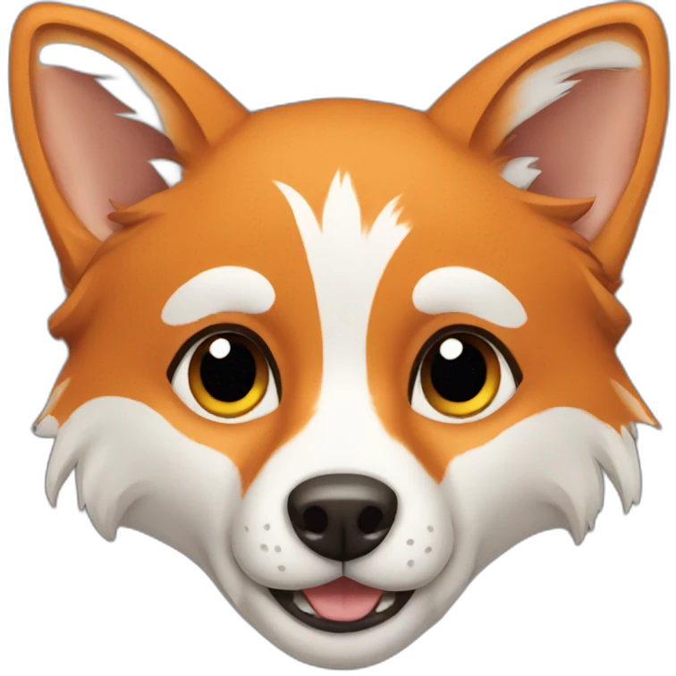 Fox dog emoji
