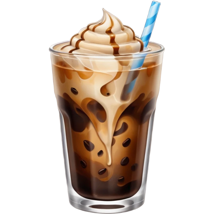 Iced coffee emoji