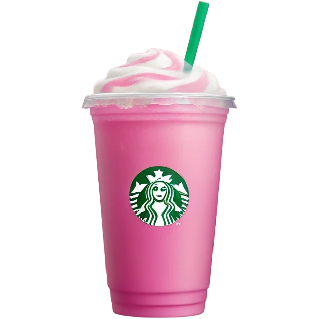 starbucks pink drink emoji