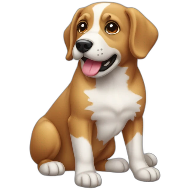 weihnachten hund emoji