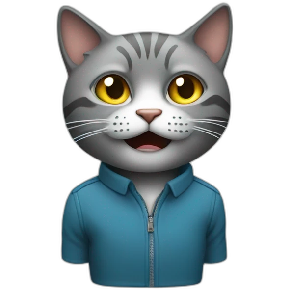 Un chat qui fume emoji