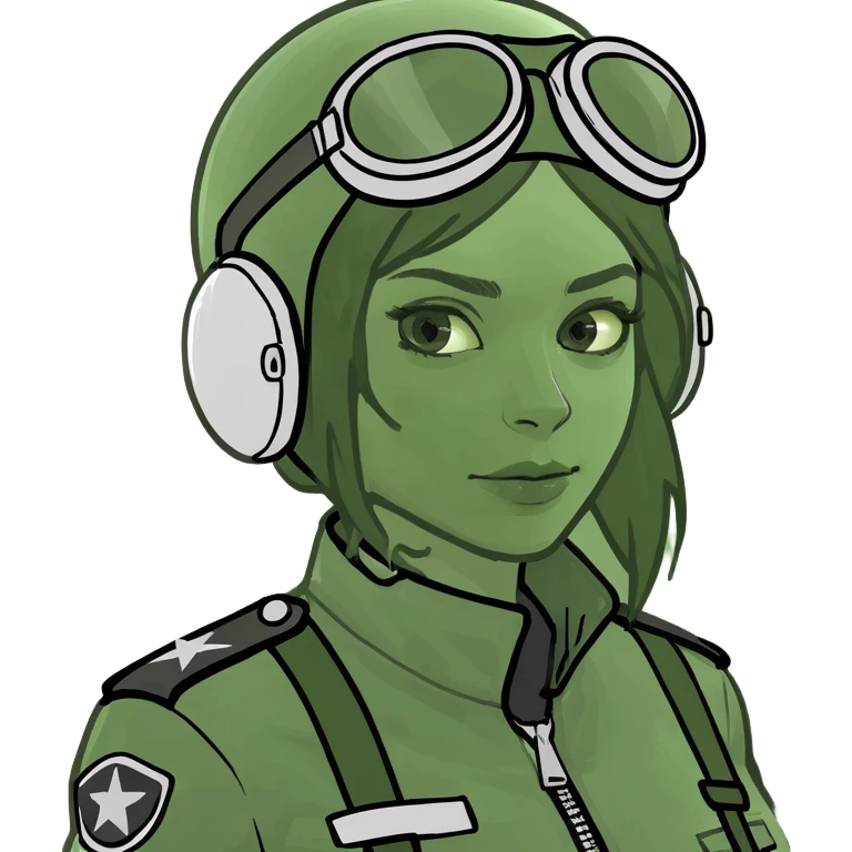 woman sitting in airplane wearing pilot outfit holding a cat emoji emoji