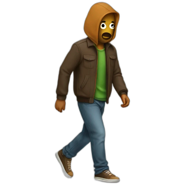 blunt walking emoji