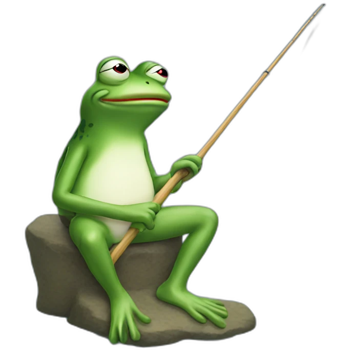 pepe the frog fishing emoji