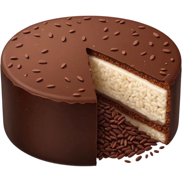 Thin Chocolate Rice Cake emoji