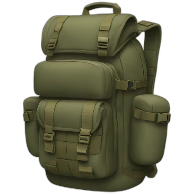 Tactical backpack emoji