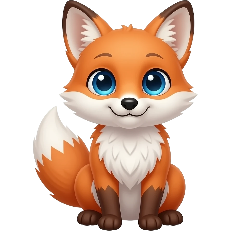 A vixen fox with blue soft bedroom eyes I want her sitting emoji