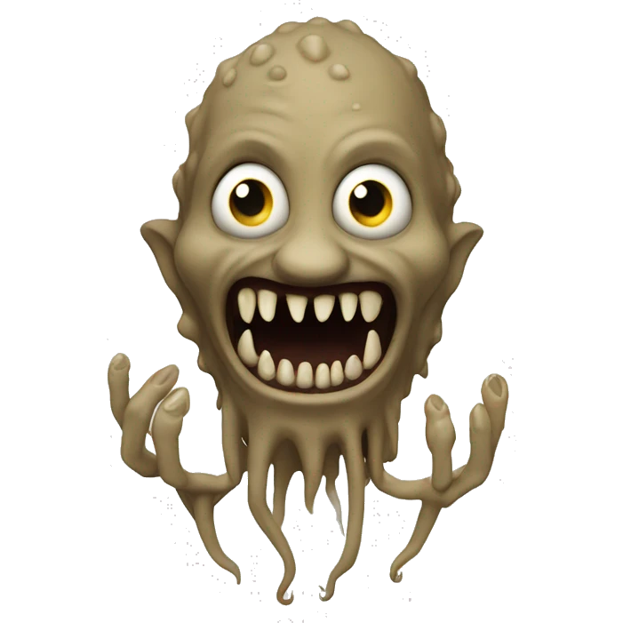 grindylow: Water-dwelling creatures with long fingers, sharp teeth, and a taste for human flesh, often found in the Black Lake at Hogwarts. emoji