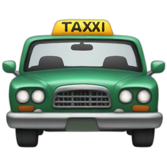no taxi emoji