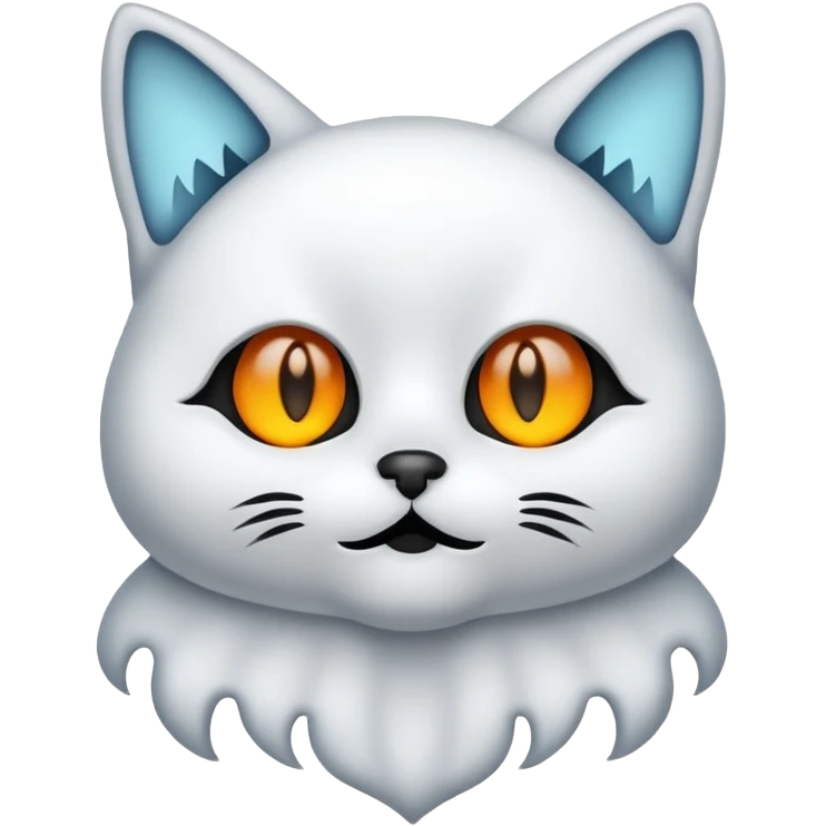 ghost looking like a cat emoji