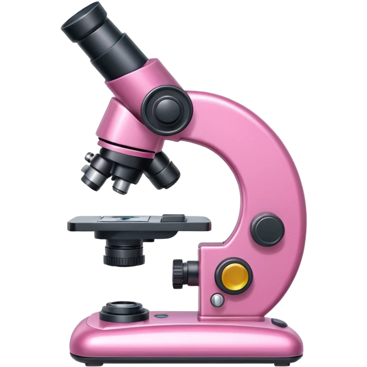 pink microscope emoji