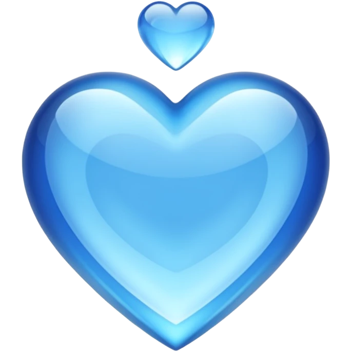 Crystal blue heart
 emoji