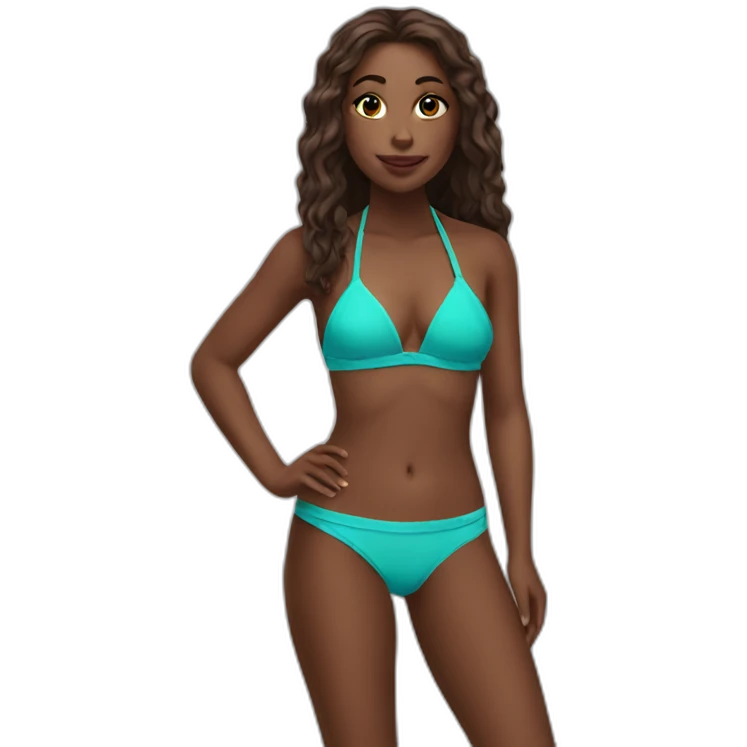 Girl bikini emoji