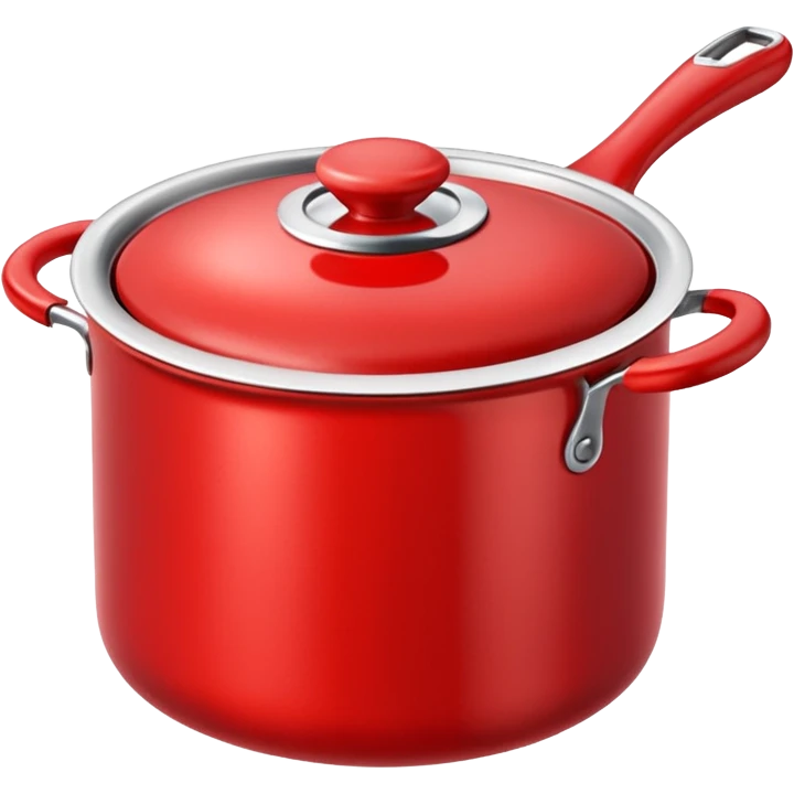 an empty red kitchen pot emoji