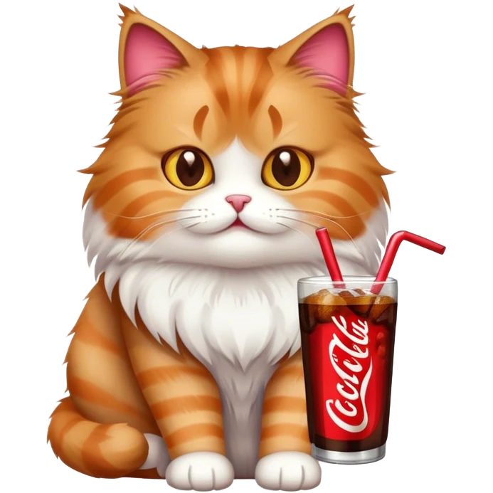 кот с колой emoji