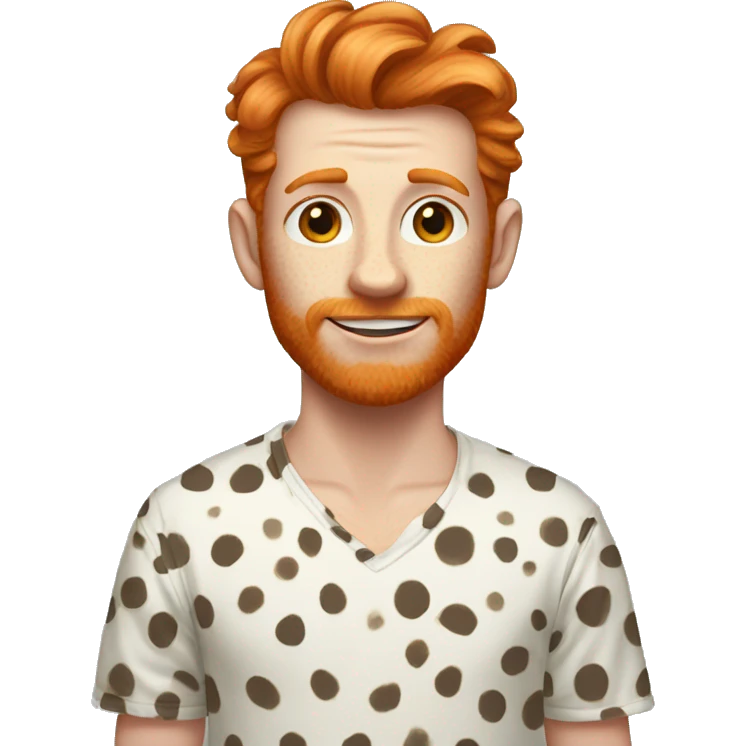 Spotty ginger animal human hybrid  emoji