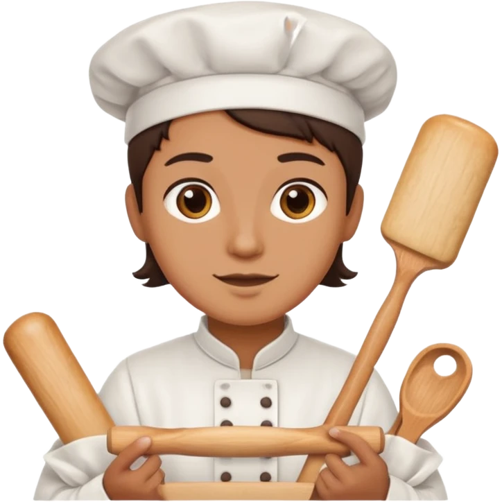 baker with rolling pin in Medieval Villagers emoji