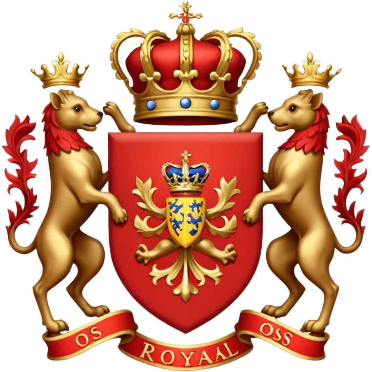 Red Royal Coat of arms emoji