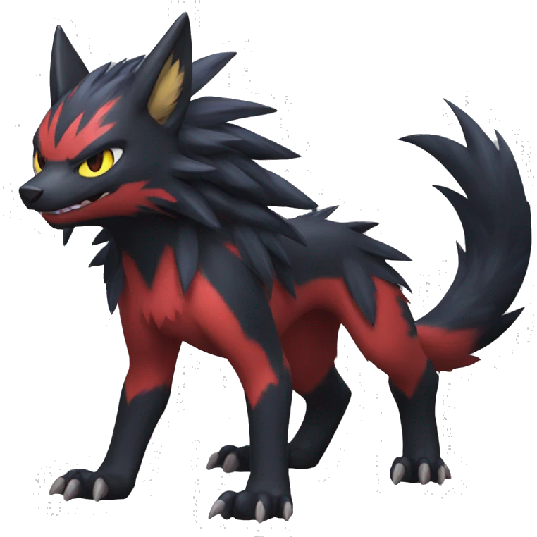 Nargacuga-Litten-Zoroark full body emoji