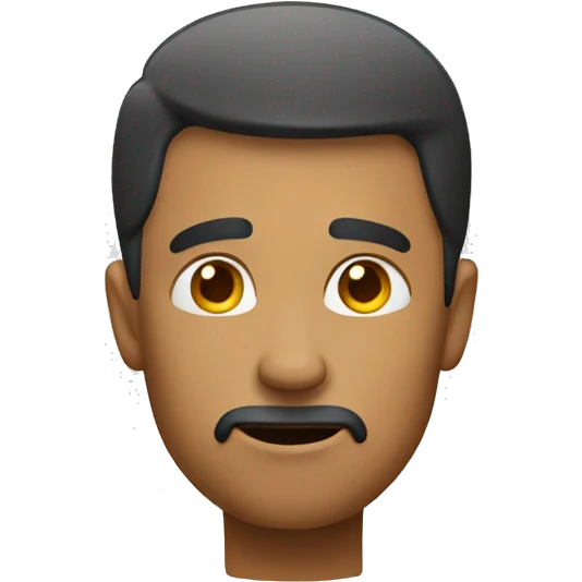 man guessing something emoji
