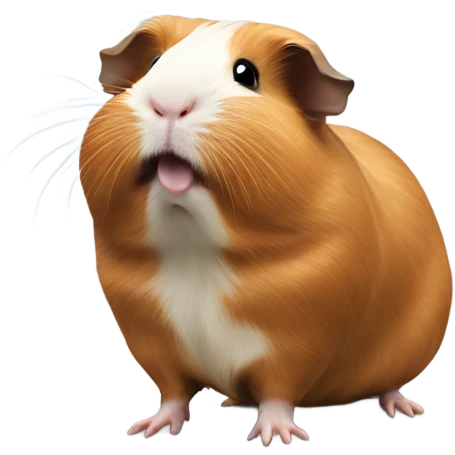 A guinea pig standing on two legs emoji