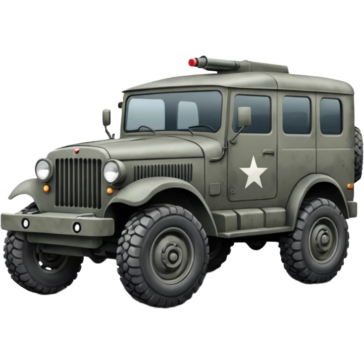 Turkish's Military Car emoji