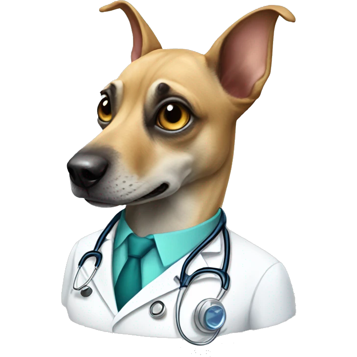 Doctor alien dog emoji