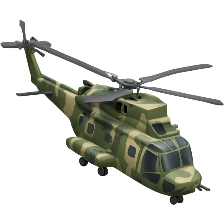 military helicopter emoji
