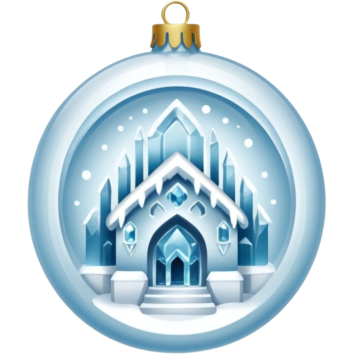 ice hotel ornament emoji