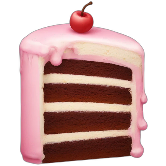 Talking cake emoji