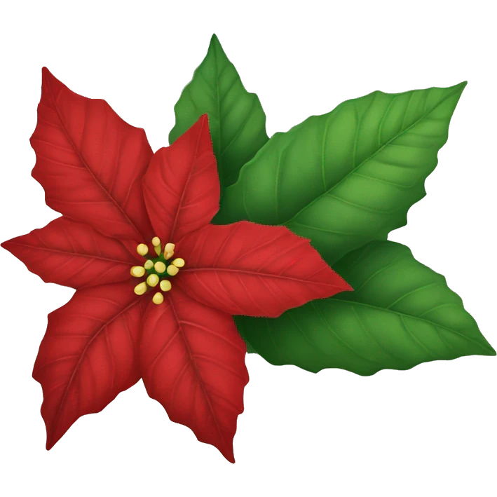 Red Poinsettia emoji