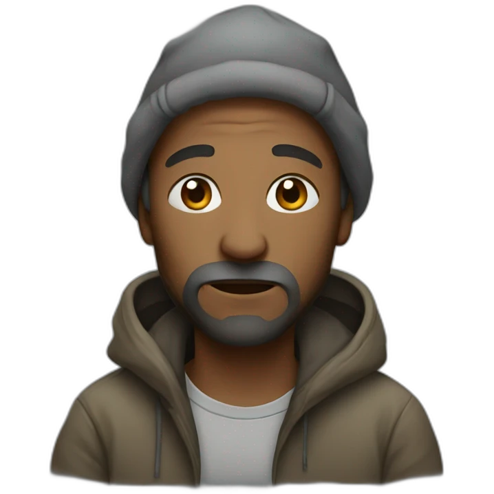 homeless emoji