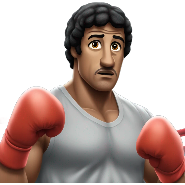 Rocky balboa emoji