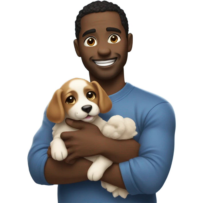 diddy holding a puppy emoji