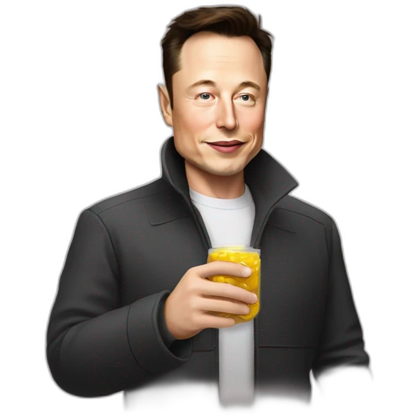 elon musk doing drugs, for educational purposes only, inclusiveness and positive, LGTBQ+ emoji