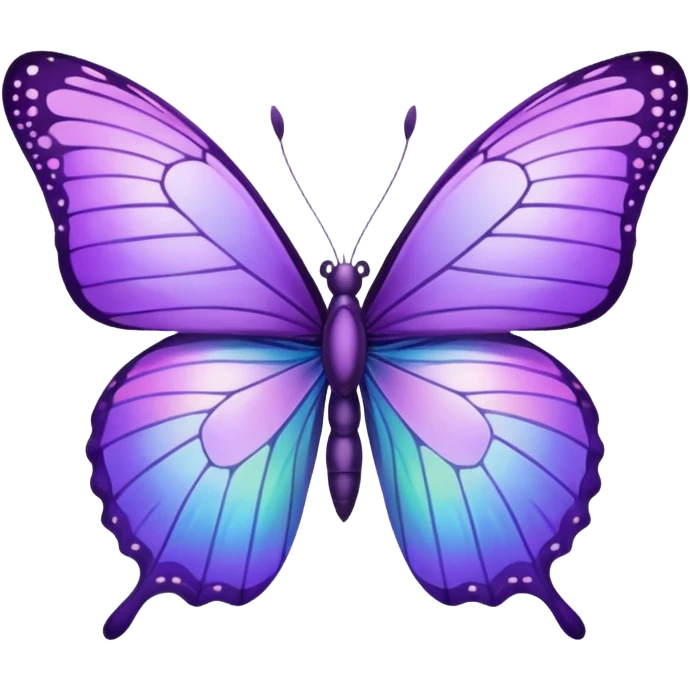 Purple butterfly  emoji