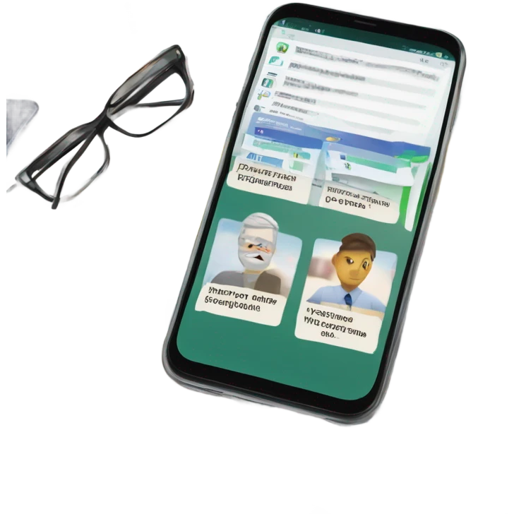 documents inside of a phone emoji