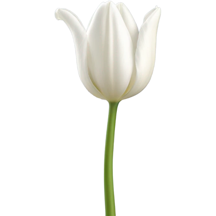 White tulip emoji