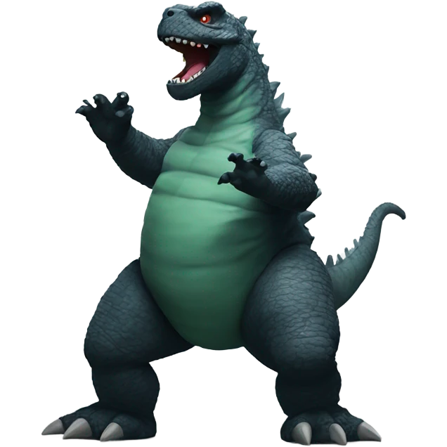Godzilla dancing  emoji