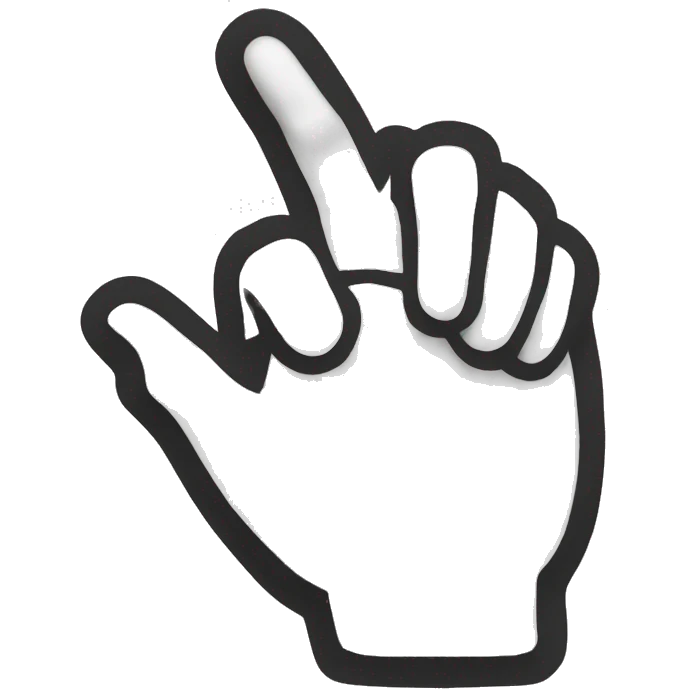 This close hand sign emoji