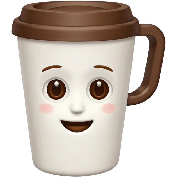 takeaway coffee cup without face  emoji