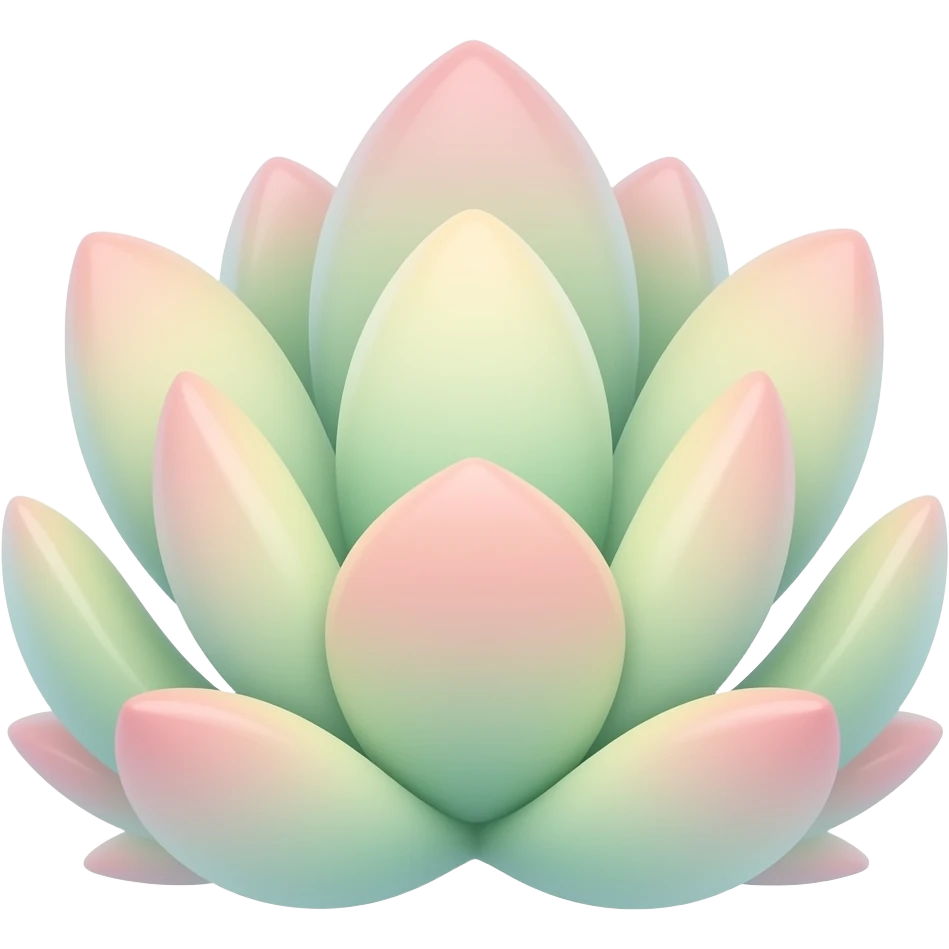 soft pastel plant , transparent background inspired by barbie colour pallete emoji