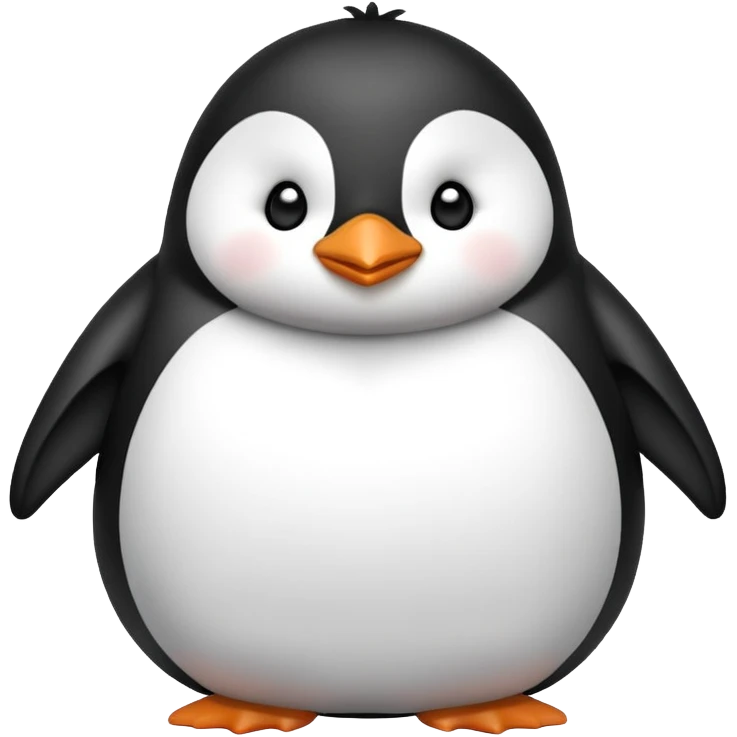 can you make a cute penguin that is chubby emoji