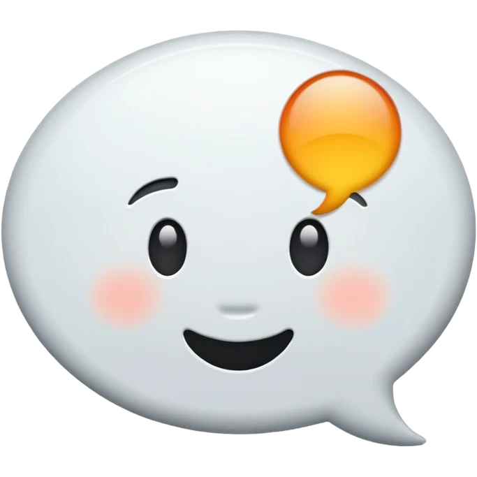 gloss Speech balloon emoji